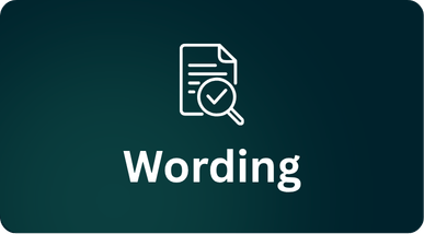 Wording